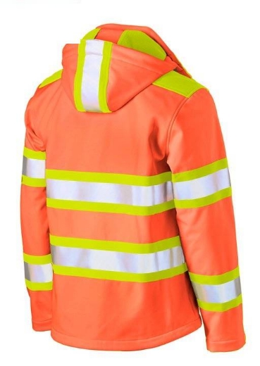 Picture of Bisley, Taped Bouble Hi Vis Softshell Jacket